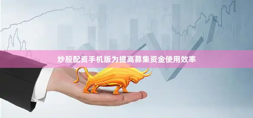 炒股配资手机版为提高募集资金使用效率
